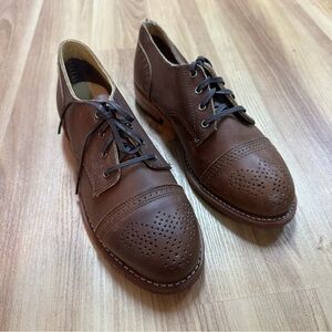 Redwing Hazel Oxford size 7- dark brown leather (#3436)